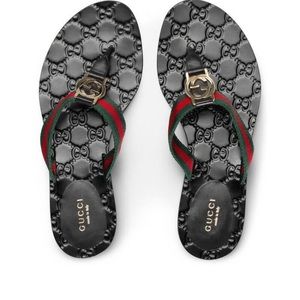 GG Gucci Thong sandals